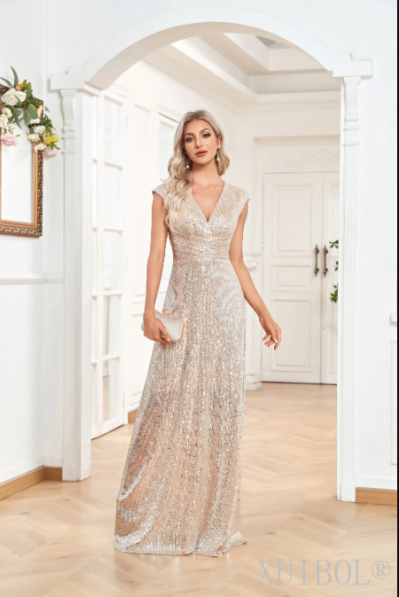 Deep neck dress online