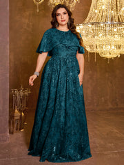 Elegant Formal Long Embroidered Sequin Dress