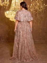 Elegant Formal Long Embroidered Sequin Dress