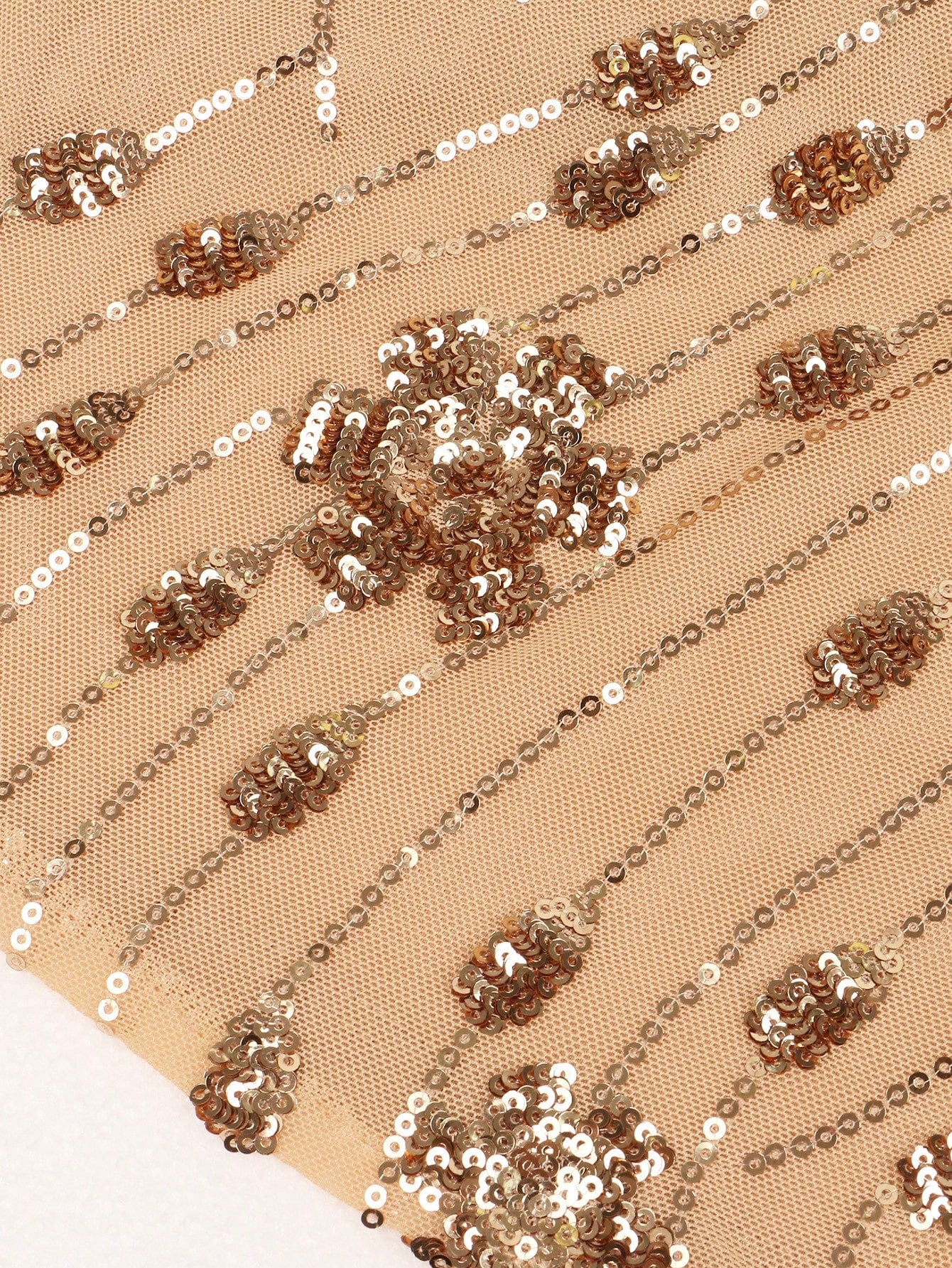 XUIBOL | Sequin Decor Mermaid Hem Formal Dress