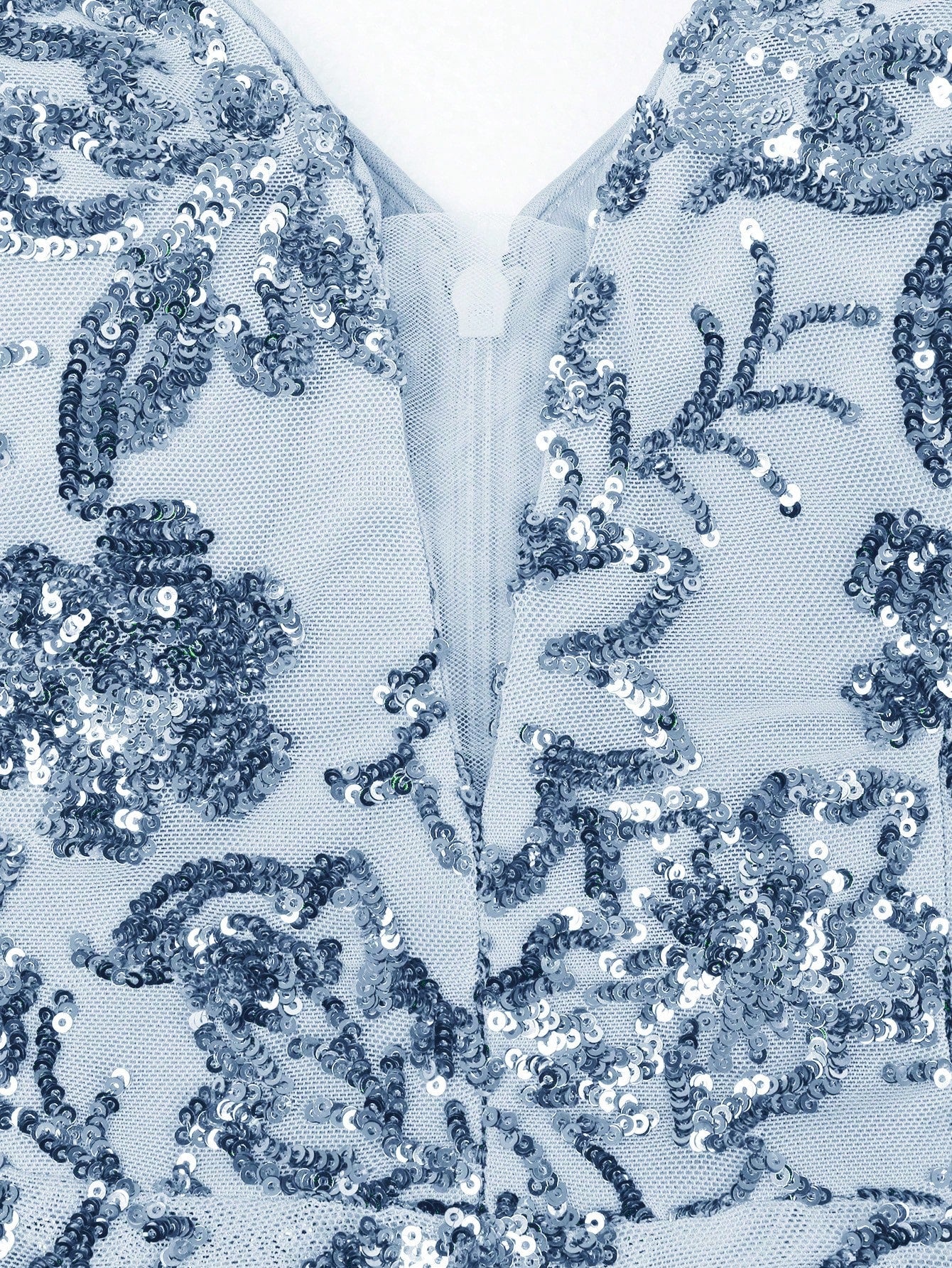 Plus Sequin Decor Mermaid Hem Party Dress | XUIBOL