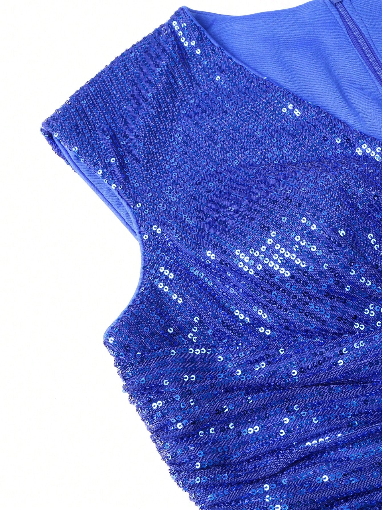 Sequin Decor Formal Dress
