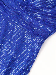 Sequin Decor Formal Dress