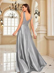 V-Neck Sleeveless Elegant Party Evening Formal Dress