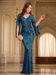 Long Sleeve Formal Dresses