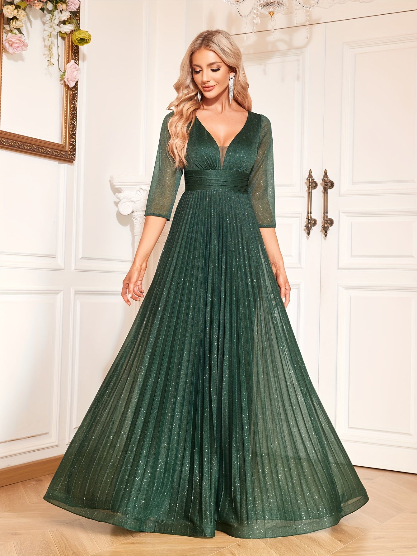 Maxi Length Bridesmaid Dress | XUIBOL