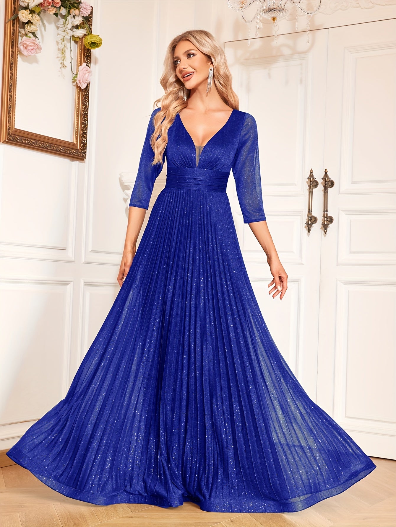 Maxi Length Bridesmaid Dress | XUIBOL
