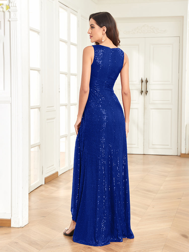 XUIBOL | Sleeveless V-neck Elegant Evening Dresses