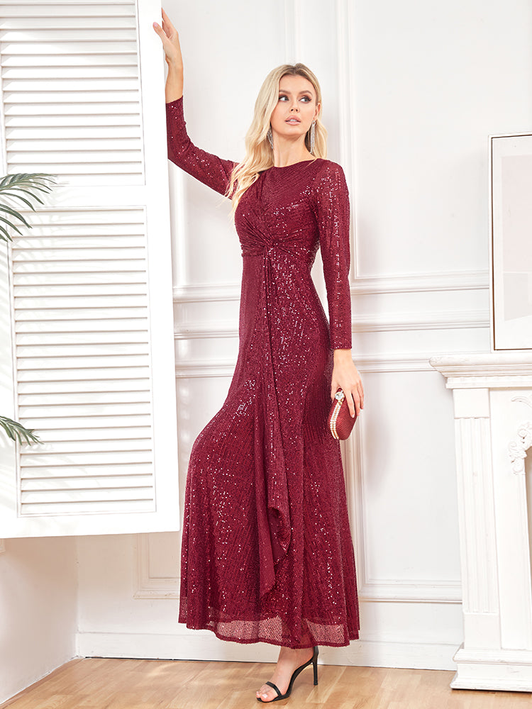 full sequin dress
