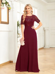 Sequin Formal Evening Dress