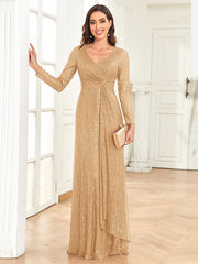 Women Wedding Party Sequins Dresses