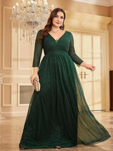 V-Neck Evening Dress