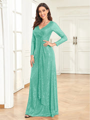 Women Wedding Party Sequins Dresses