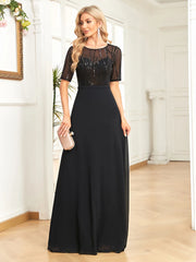 Sequin Formal Evening Dress