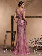 Sequin Formal Evening Dress For Women