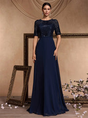 Sequin Formal Evening Dress