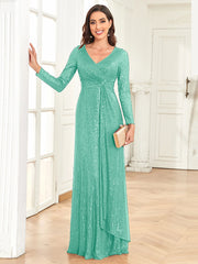 Women Wedding Party Sequins Dresses