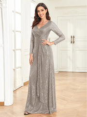 Women Wedding Party Sequins Dresses