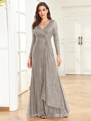 Women Wedding Party Sequins Dresses