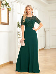 Sequin Formal Evening Dress