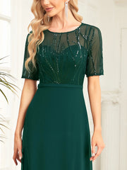 Sequin Formal Evening Dress