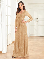 Women Wedding Party Sequins Dresses