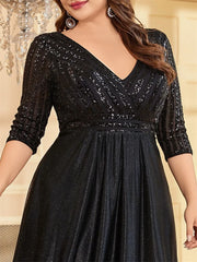 Plus Size Luxury Prom Dress