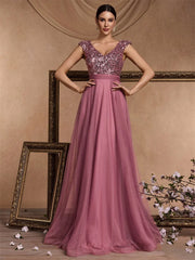 Women Long Formal A-Line Prom Party Dress Sleeveless Cocktail Dresses