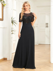 Sequin Formal Evening Dress