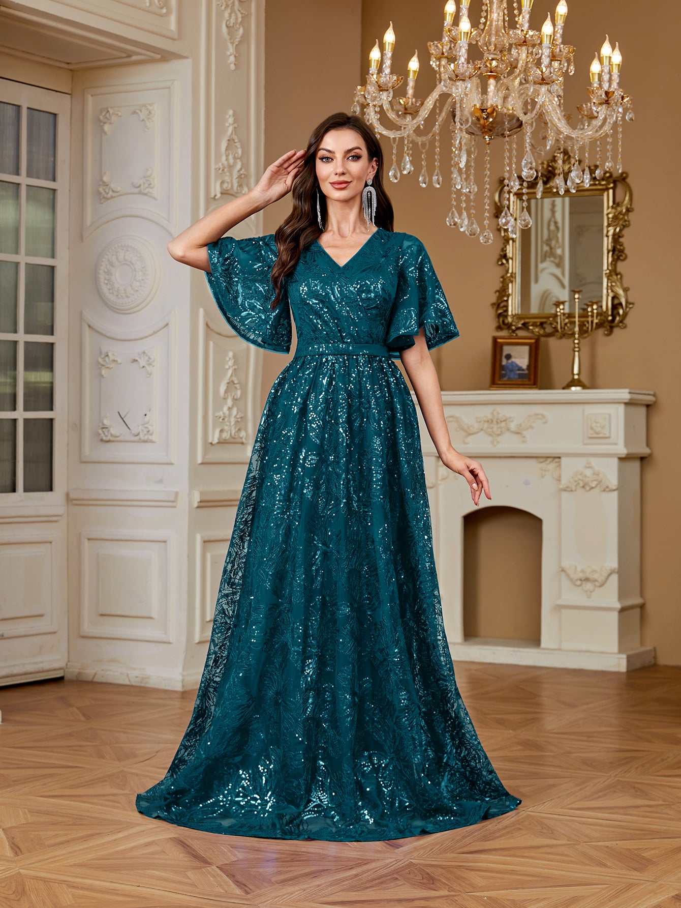 Elegant Formal Party Embroidered Sequin Long Dress https://www.xuibol.com Elegant Formal Party Embroidered Sequin Long Dress https://www.xuibol.com