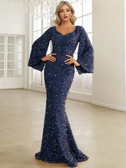 Elegant Evening Dress Party Maxi Dress Ladies Trailing Dresses