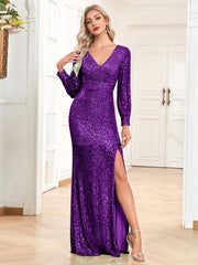 Elegant Floor Length Evening Dress