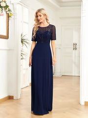 Sequin Formal Evening Dress