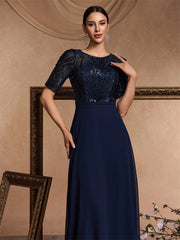 Sequin Formal Evening Dress