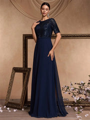 Sequin Formal Evening Dress