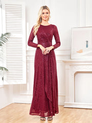 Elegant Party Women Wedding Sequins For Female Blue Prom Cocktail Dresses