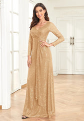 Women Wedding Party Sequins Dresses