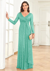 Women Wedding Party Sequins Dresses