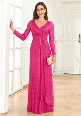 Women Wedding Party Sequins Dresses