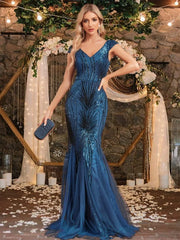 Sequin Formal Evening Dress For Women