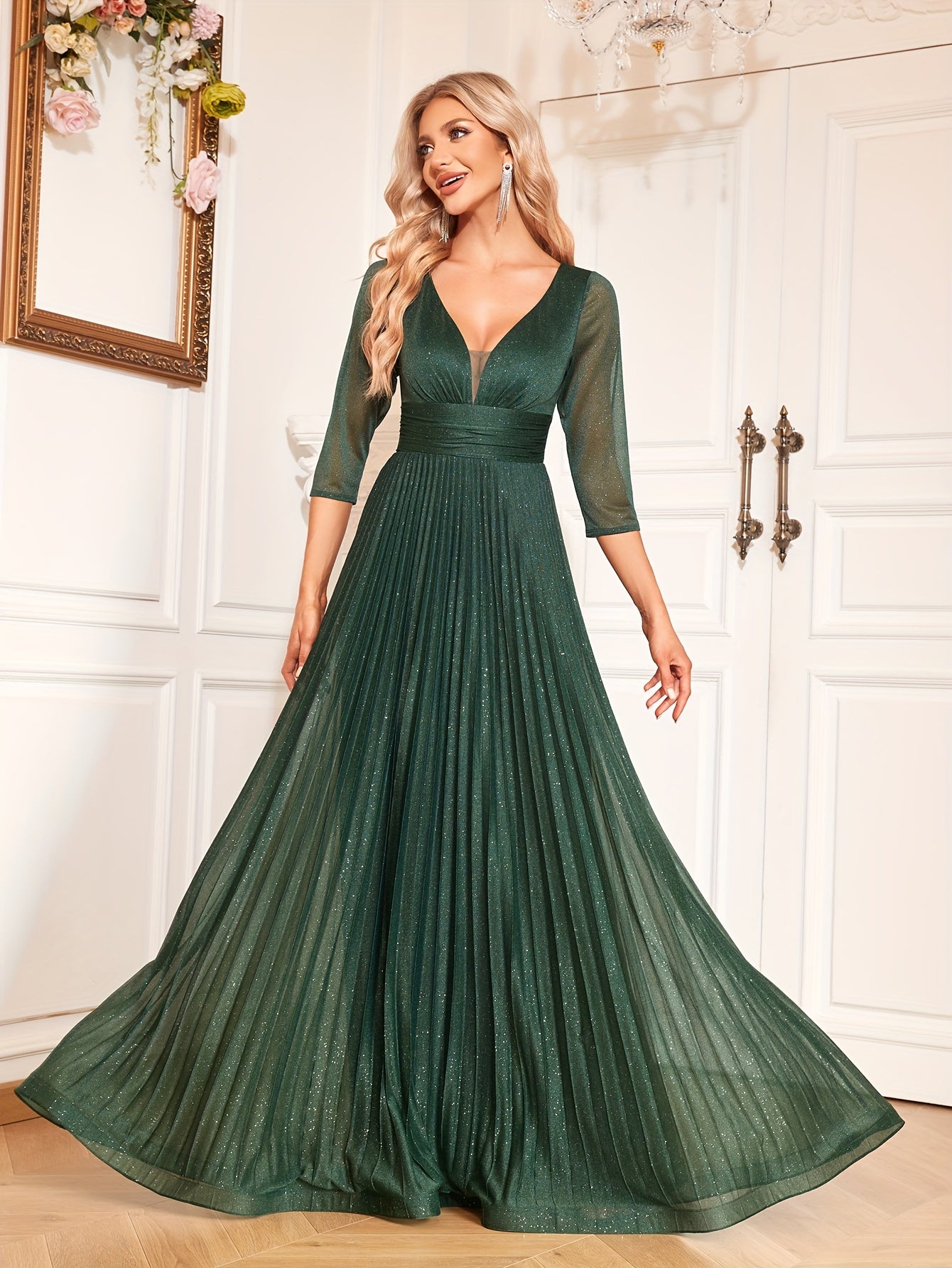 Maxi Length Bridesmaid Dress | XUIBOL