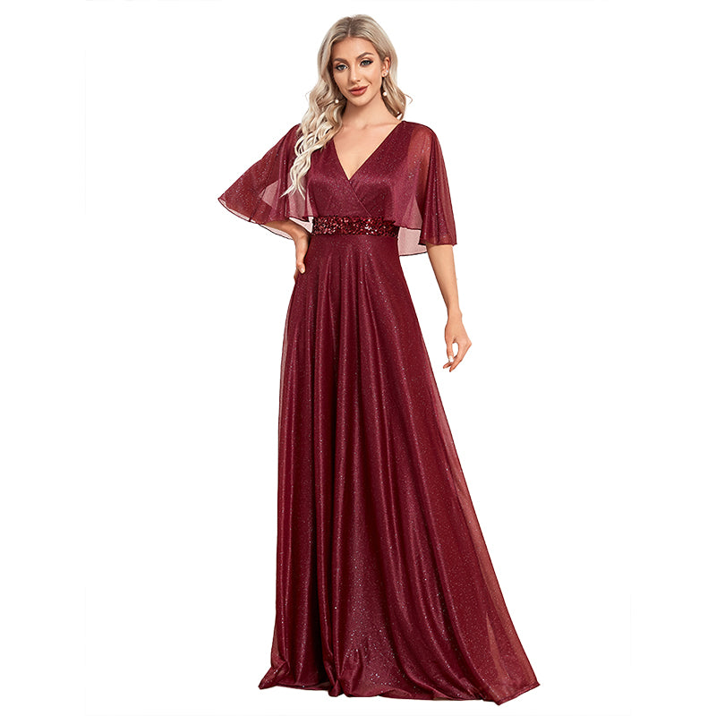 sequin Waist Dress