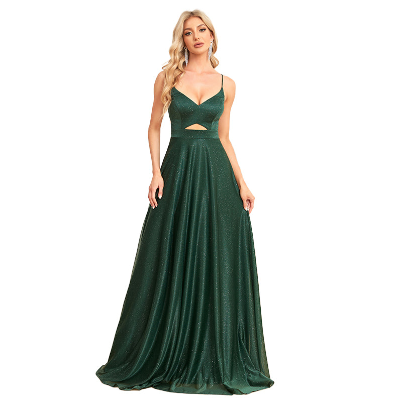 prom dress with a girl