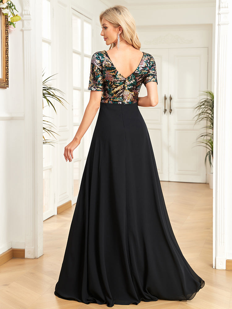 Black occasional dress voile fabric