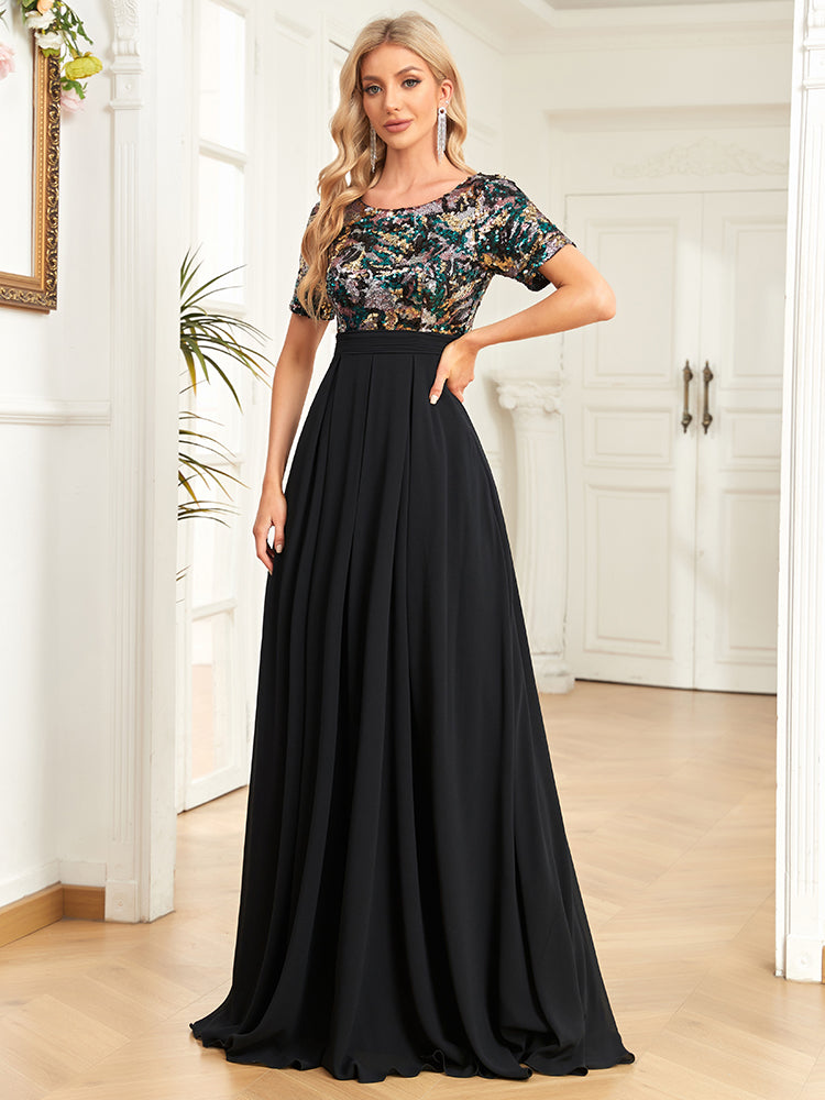 Black occasional dress voile fabric