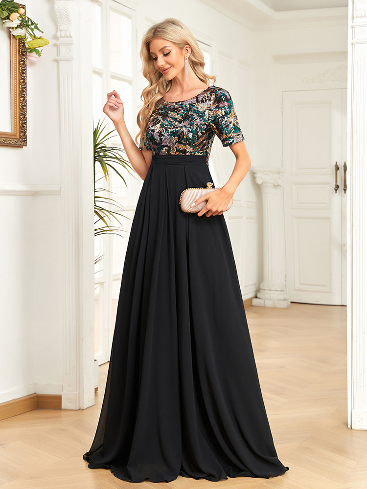 Black occasional dress voile fabric