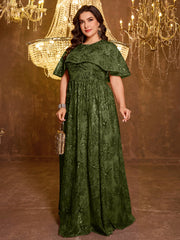 Elegant Formal Long Embroidered Sequin Dress