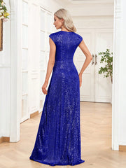 Sequin Decor Formal Dress