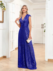 Sequin Decor Formal Dress