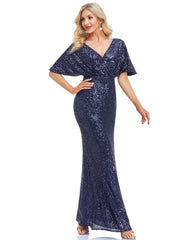 Solid Sequin Mother Of The Bride Dresses
